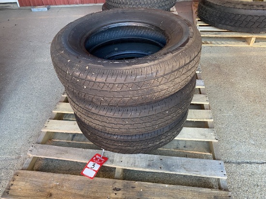 RAINIER ST TRAILER TIRES, ST 205-75R15, LOAD RANGE C (3 QTY.)