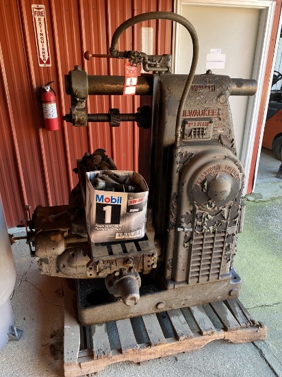 MILWAUKEE MODEL H HORIZONTAL MILL WITH TOOLING, S/N: 3159