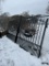 NEW 14' BI-PARTING GATE WITH COW PICTURE