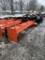 SKID STEER 10' SNOW PUSHER, BOLT ON CUTTING EDGE