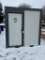 NEW BASTONE MOBILE TOILET, SHOWER, LIGHT, EXTRACTOR, WINDOW, SINK, 220/120 VOLT, FORK POCKETS, 85'' 