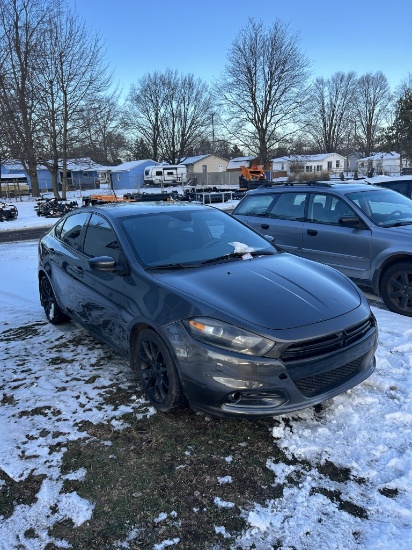 2015 DODGE DART RALLYE EDITION, 4-DOOR, 2.4L GAS ENGINE, AUTO TRANS, CLOTH INTERIOR, PW, PL, PM, GPS