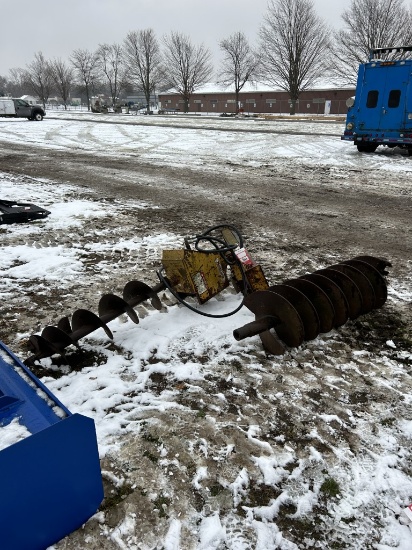 MCMILLEN SKID STEER AUGER, 12'' & 18'' AUGERS
