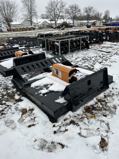 NEW WOLVERINE 72'' BRUSH MOWER, SKID STEER MOUNT