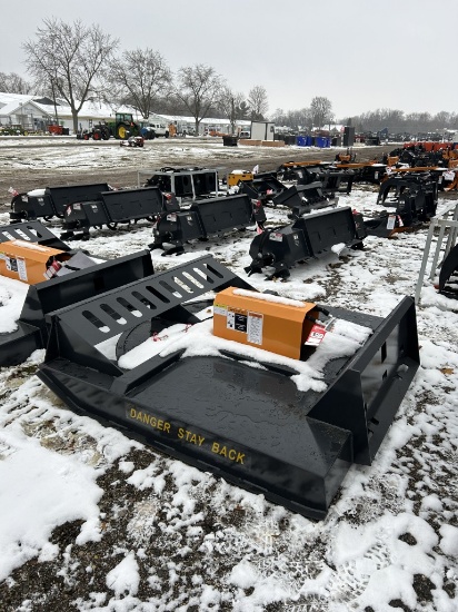 NEW WOLVERINE 72'' BRUSH MOWER, SKID STEER MOUNT