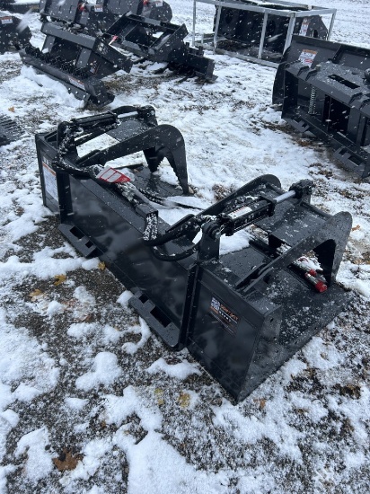 NEW WOLVERINE 72'' GRAPPLE BUCKET, SKID STEER MOUNT
