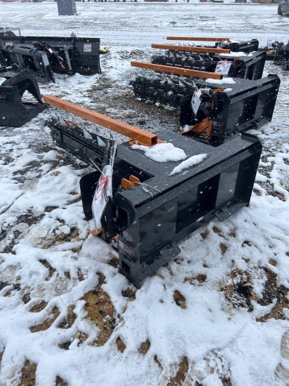 NEW WOLVERINE TRC-12-48'' SKID STEER TRENCHER ATTACHMENT, 8'' WIDTH X 48'' DEPTH