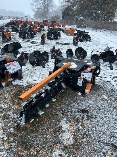 NEW WOLVERINE TRC-12-48'' SKID STEER TRENCHER ATTACHMENT, 8'' WIDTH X 48'' DEPTH