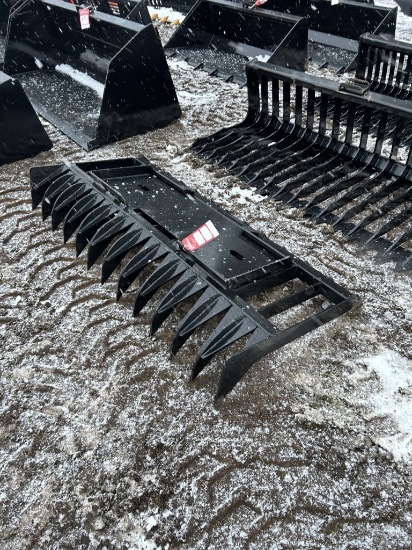 NEW ROOT RAKE, 70'', SKID STEER MOUNT