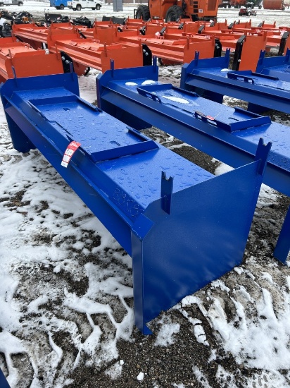 SKID STEER 8' SNOW PUSHER
