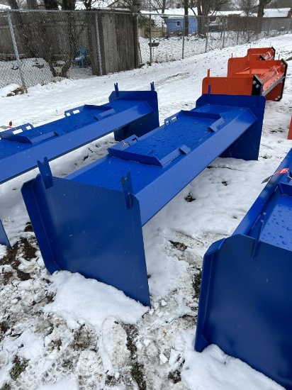 SKID STEER 8' SNOW PUSHER