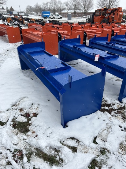 SKID STEER 8' SNOW PUSHER
