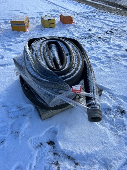 IRRIGATION HOSE, 4'' X 50' SECTIONS (3) TOTAL