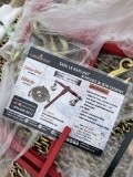 RATCHET CHAIN BINDERS, 5400 LBS (8), 5/16'' X 20' G70 CHAINS (16)
