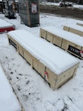 NEW 13' X 20' SINGLE GARAGE METAL SHED WITH DOORS