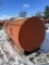 STEEL SINGLE WALL GASOLINE TANK, APPROX. 2000-GALLON, HELD WASTE OIL