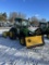 2015 JOHN DEERE 4066R TRACTOR WITH SNOW PLOW & BACK BLADE, FISHER 8'6'' XTREME V-FRONT SNOW PLOW, 8'