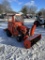 ARIENS GT17 RIDING GARDEN TRACTOR, 18-HP ENGINE, SOFT SIDED CAB, 48'' 2-STAGE SNOWBLOWER, 150 LBS OF