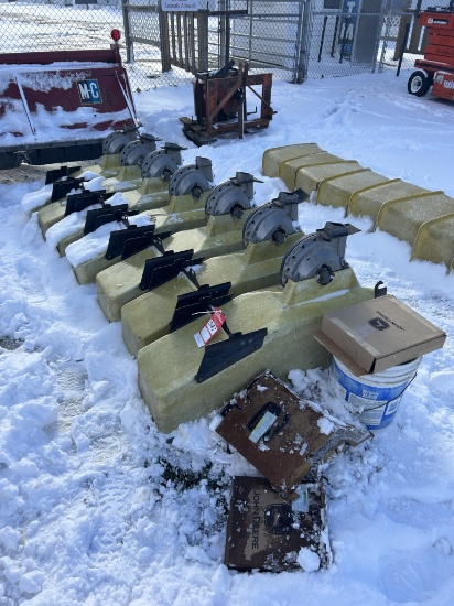 JOHN DEERE PLANTER BOXES WITH CORN & BEAN METERS, 3 BU. (7)