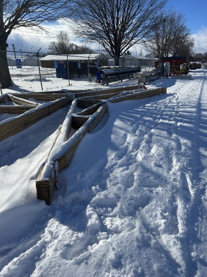 TRUSSES, SPAN 30', PITCH 6/12, SPACING 4', SNOW LOAD 35# (9)
