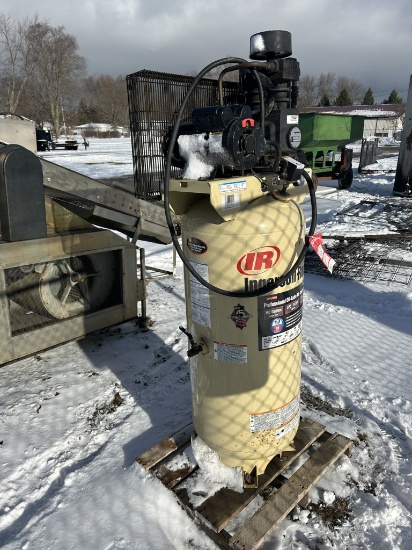 INGERSOLL RAND AIR COMPRESSOR, 60-GALLON, 175 PSI MAX