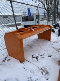 NEW WOLVERINE 84'' SNOW PUSHER, SKID STEER MOUNT
