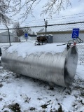 DELAVAL 800-GALLON STAINLESS MILK TANK, NO COMPRESSOR