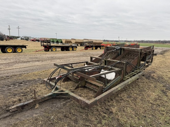 AIR FLOW 3 ROW WINDROWER, HYDRAULIC DRIVE