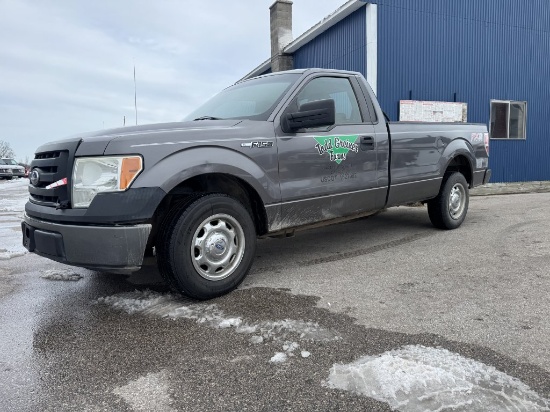 2010 FORD FX2 SPORT F150 REGULAR CAB PICKUP TRUCK, 4.6L GAS ENGINE, AUTO TRANS, 2WD, 8' BED, AM/FM-C