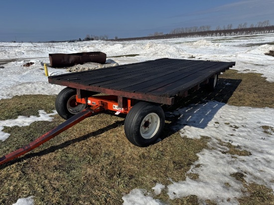 HAY WAGON, 18' X 9', KORY RUNNING GEAR