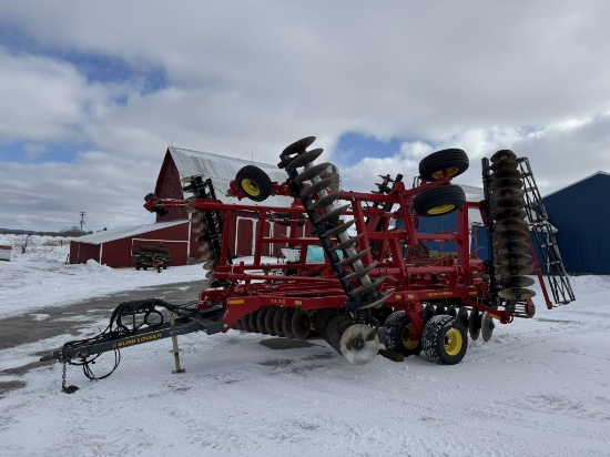 2021 SUNFLOWER 1436 TRANSPORT DISK, 31', 3 SECTION, RR CRUMBLER, REAR HITCH & HYDRAULICS, HYDRAULIC 