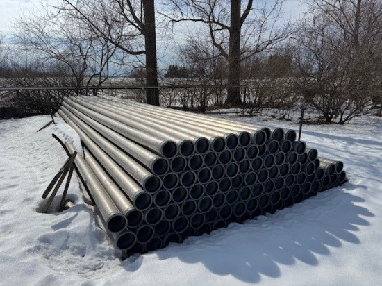 IRRIGATION PIPE, 30' X 6'', (108) RING LOCK PIPE, 3,240 FT TOTAL [BID PRICE