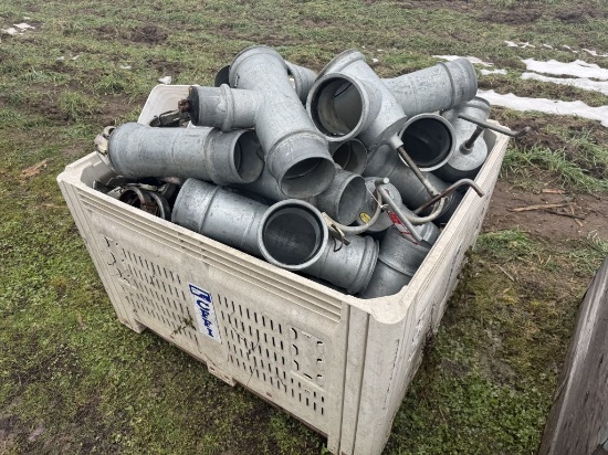 IRRIGATION FITINGS, 6'', RING LOCK