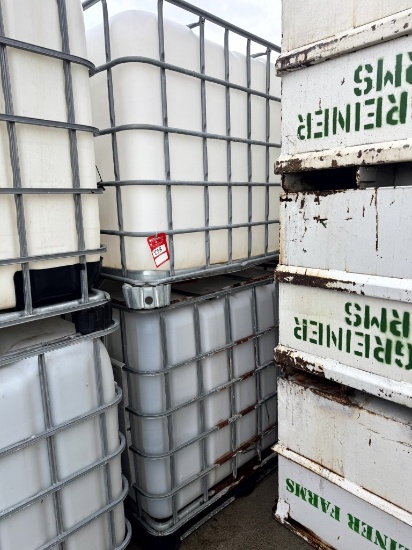 LIQUID FERTILIZER STORAGE TANKS, 275 GALLLON (2)