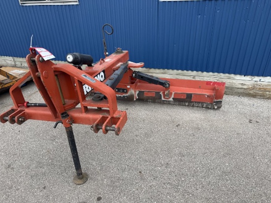 RHINO R950 BACK BLADE, 3PT, 9', MANUAL TILT & ANGLE, S/N: 14612