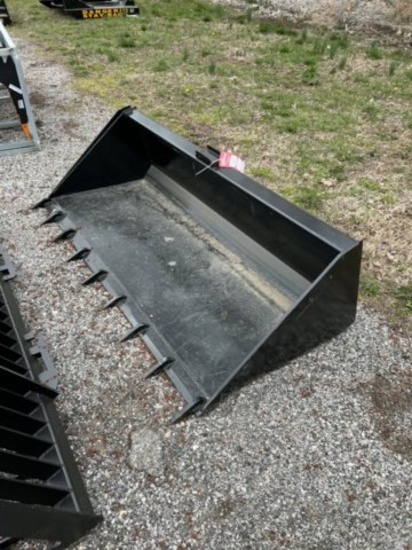 SKID STEER BUCKET WITH TEETH, 78''