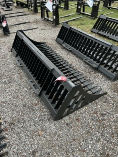 NEW SKID STEER ROCK BUCKET, 78''