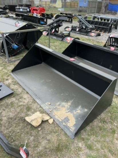NEW SKID STEER BUCKET, 78''