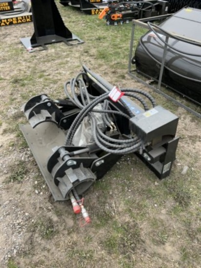 NEW 2024 AGT MODEL SSPOC POLE GRAPPLE, SKID STEER MOUNT, DUAL JAWS, 60''L X 40''W X 22''H