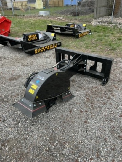NEW AGROTK TOPCAT MODEL ELSSSTG200 STUMP GRINDER ATTACHMENT, SKID STEER MOUNT, 14-25 GPM, 24'' CUTTI