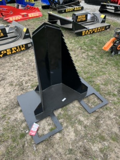 NEW SKID STEER BALE SPEAR ATTACHMENT, 40''