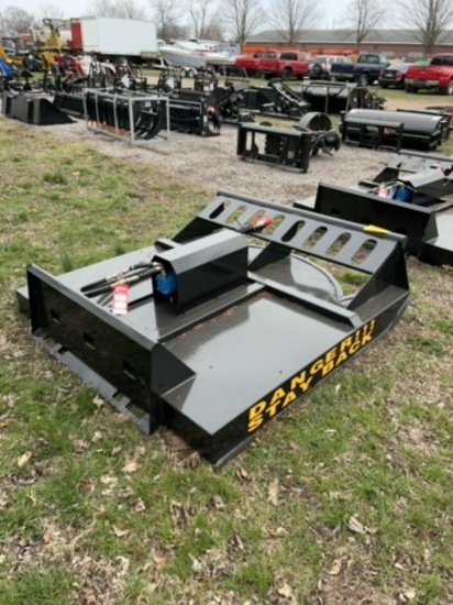 NEW AGT/MOWER KING MODEL SSRC72 BRUSH CUTTER, SKID STEER MOUNT, 72'', 16-21 GPM