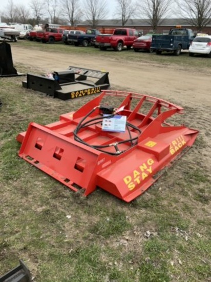 NEW 2024 TOPCAT MODEL HDRC-81 ROTARY BRUSH CUTTER, SKID STEER MOUNT, RATED UP TO 6'' DIAMETER, 30-40