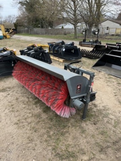 SKID STEER SWEEPER ATTACHMENT, 84'' HYDRO TURN