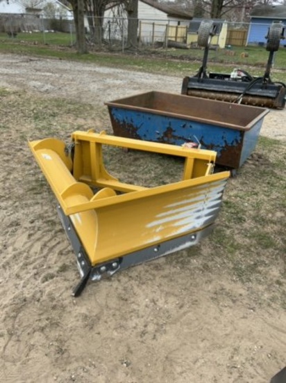 HLA 54'' V-PLOW, SKID STEER MOUNT, S/N: 15324991