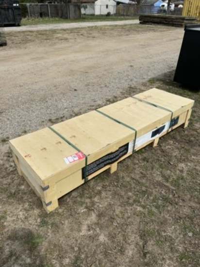 NEW METAL STORAGE SHED, 10' WIDE X 20' LONG