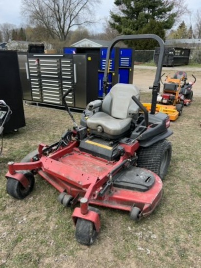 TORO Z-MASTER 6000 SERIES 60'' ZERO TURN MOWER, 23-HP KOHLER ENGINE, FOLD DOWN ROPS, 2390 HOURS SHOW
