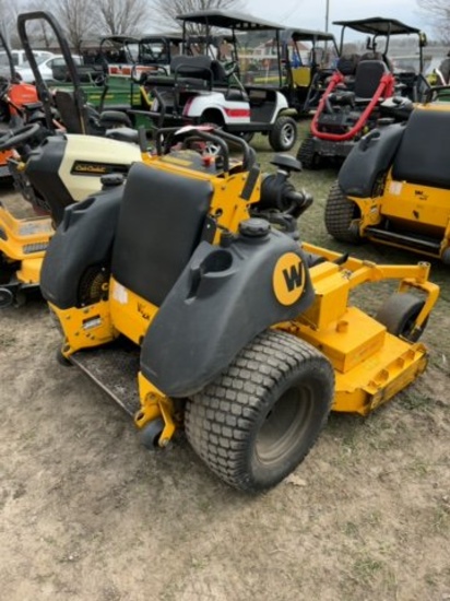 2021 WRIGHT WZK 61'' STAND UP ZERO TURN MOWER, 37-HP VANGUARD, 1498 HOURS SHOWING, S/N: 135850FH