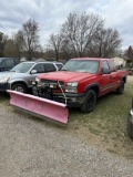 2003 CHEVROLET SILVERADO 1/2 TON PICKUP EXT. CAB, 4.8L V8 GAS ENGINE, AUTO TRANS, 4X4, CLOTH INTERIO