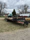 2012 INTERSTATE TANDEM AXLE 29' TILT TRAILER, AIR BRAKES, PINTLE HITCH, VIN: 1JKTDL40XCM011987